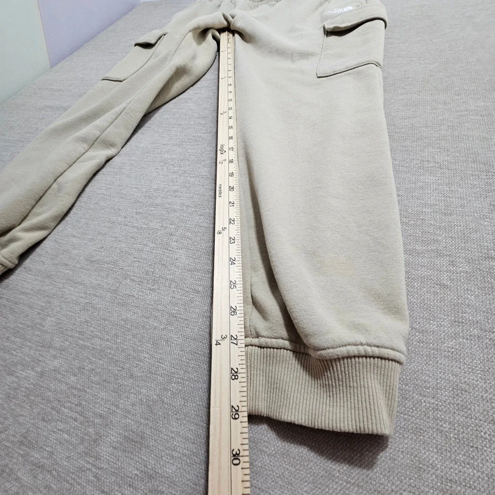 The‎ North Face Cargo Sweatpants Mens Large Tan Beige Fleece Joggers NF0A5GEM